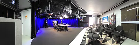 Visão panorâmica do estúdio